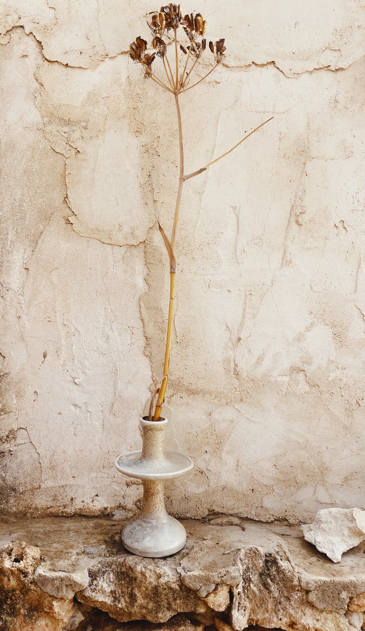 Smoke Ceramic Candlestick (Pre-order)