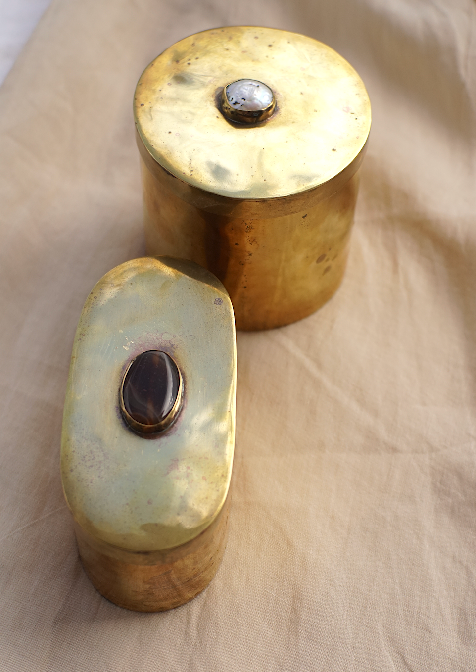 Brass boxes