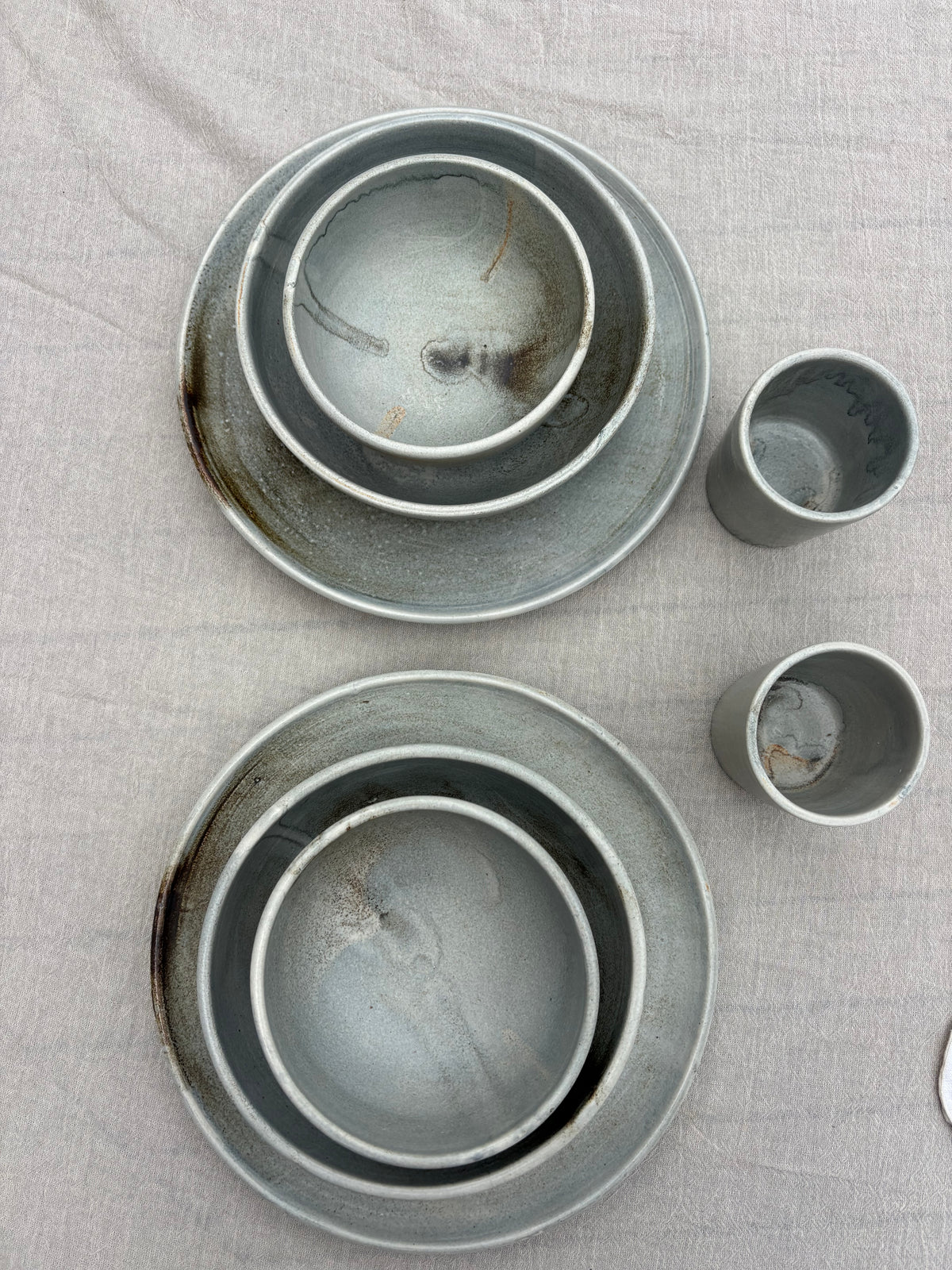 2 set dinner plate, pasta bowl soup bowl, cup