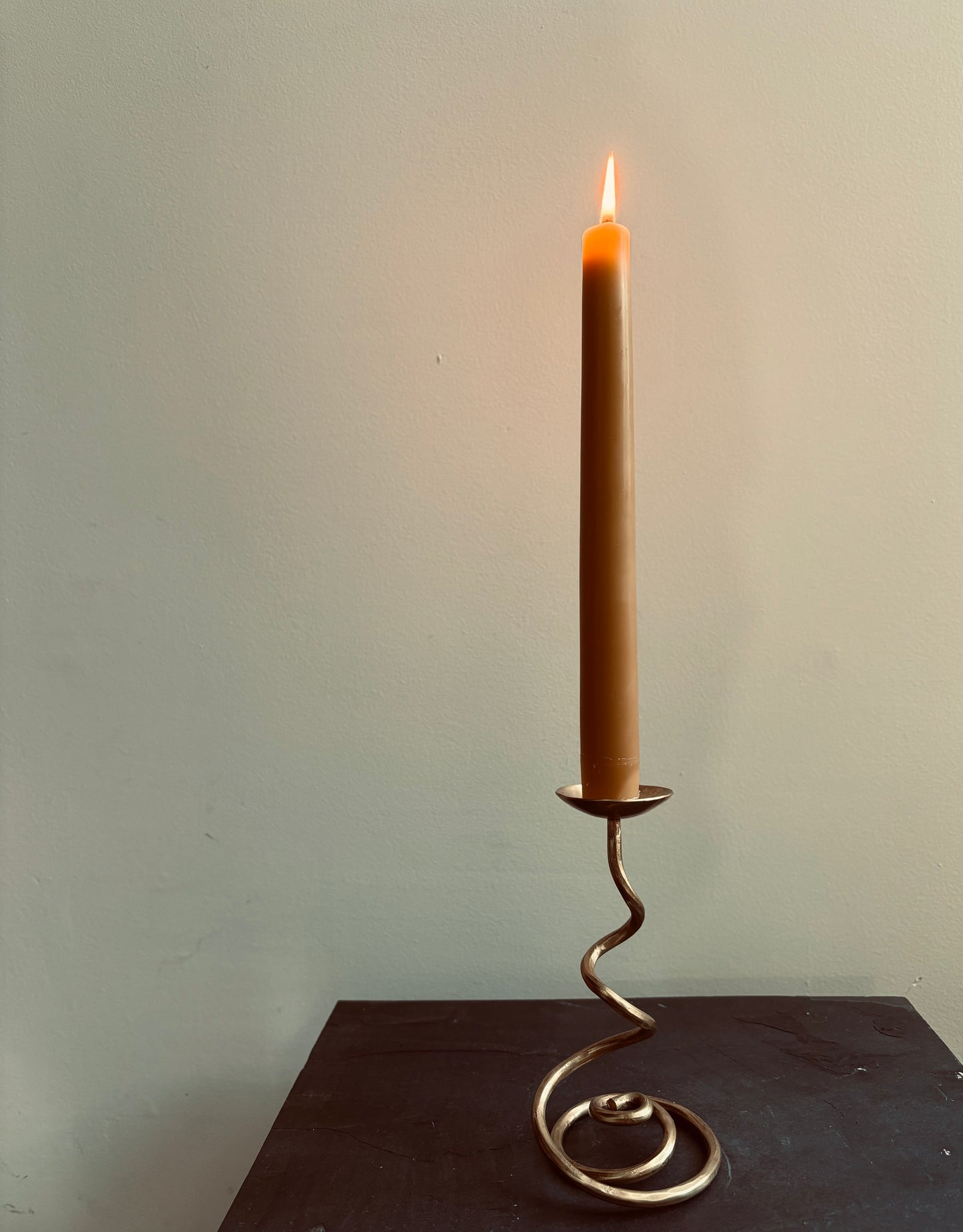 Pre order-Brass Spiral Candlestick
