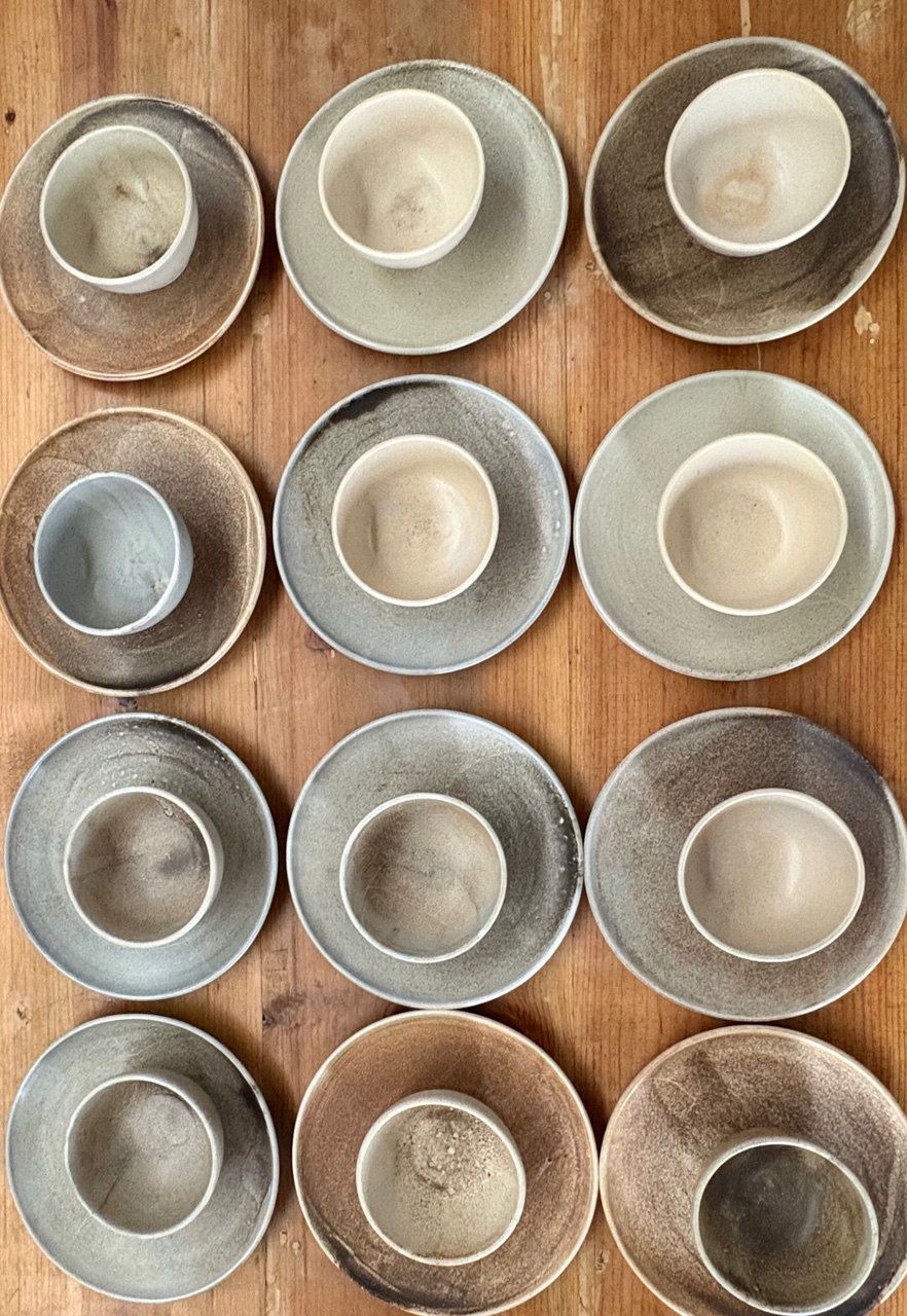 1 set dinner plate and soup bowl