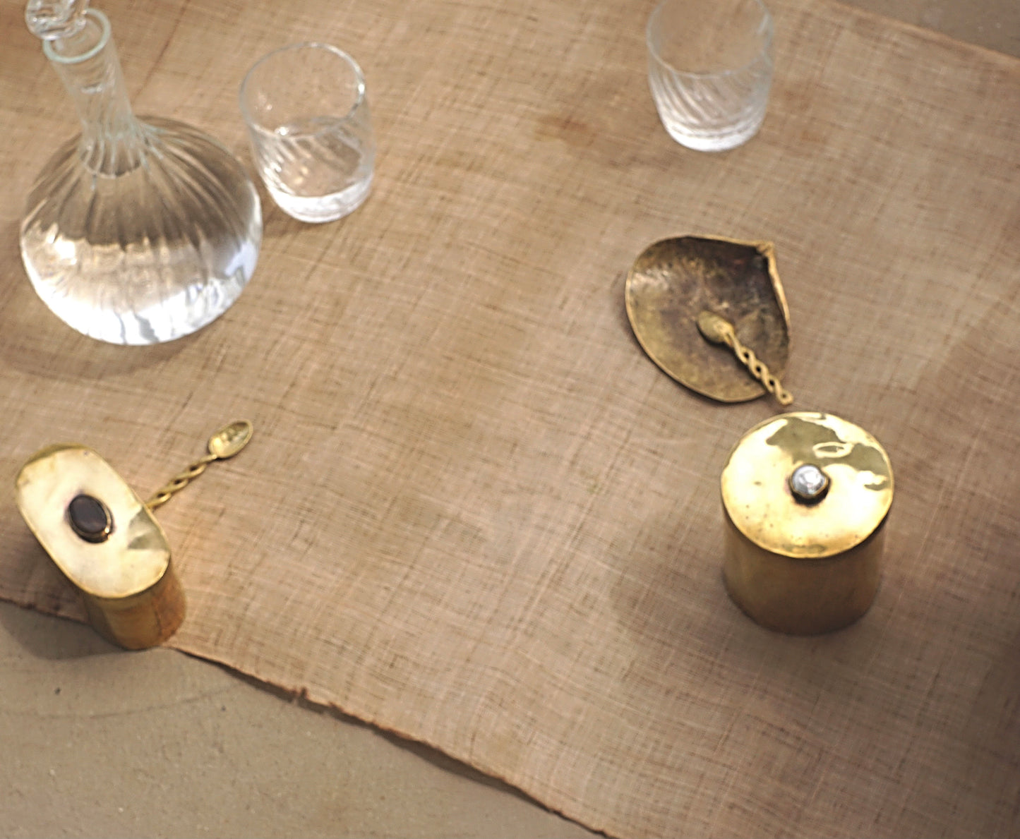 Brass boxes