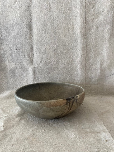 smoke ceramic serving bowl